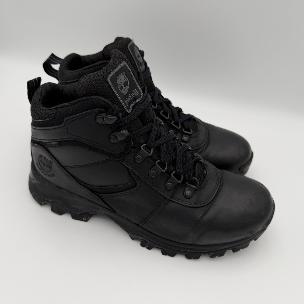 Timberland Mt Maddsen Waterproof Hiking Boots Black 9.5W Mens Wide